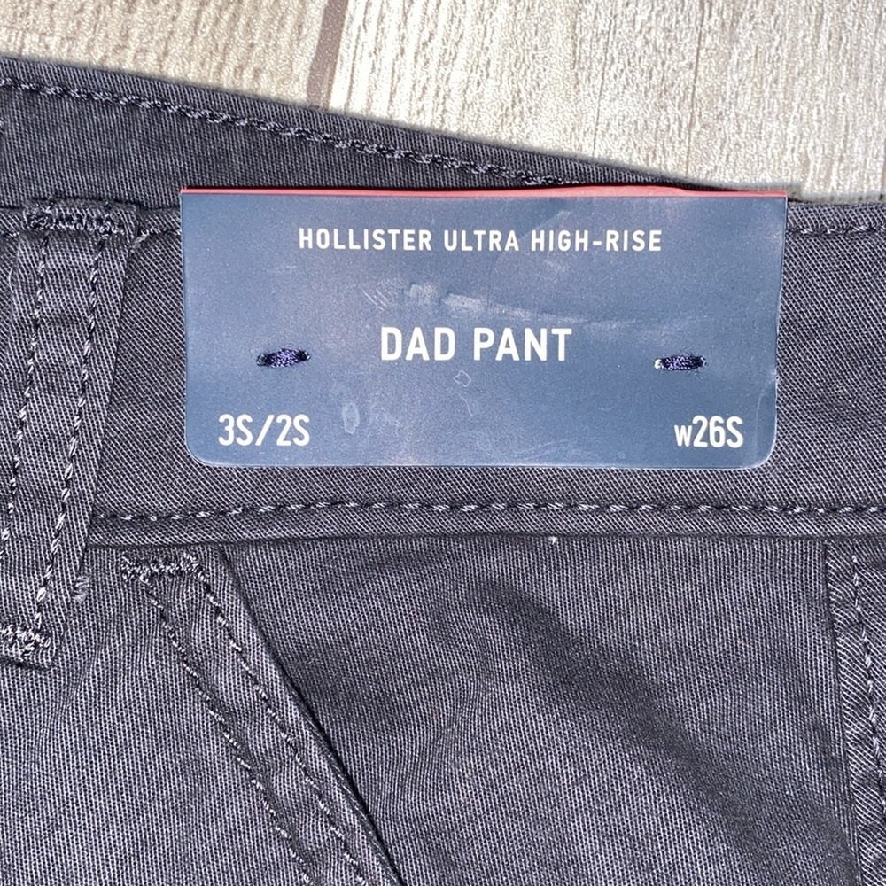 Hollister ultra high rise dad pant new with tags size 2S - Picture 4 of 9